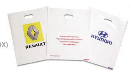 BRAND PRINTED REINFORCED RETURN BAGS (500 PIECES/BOX)